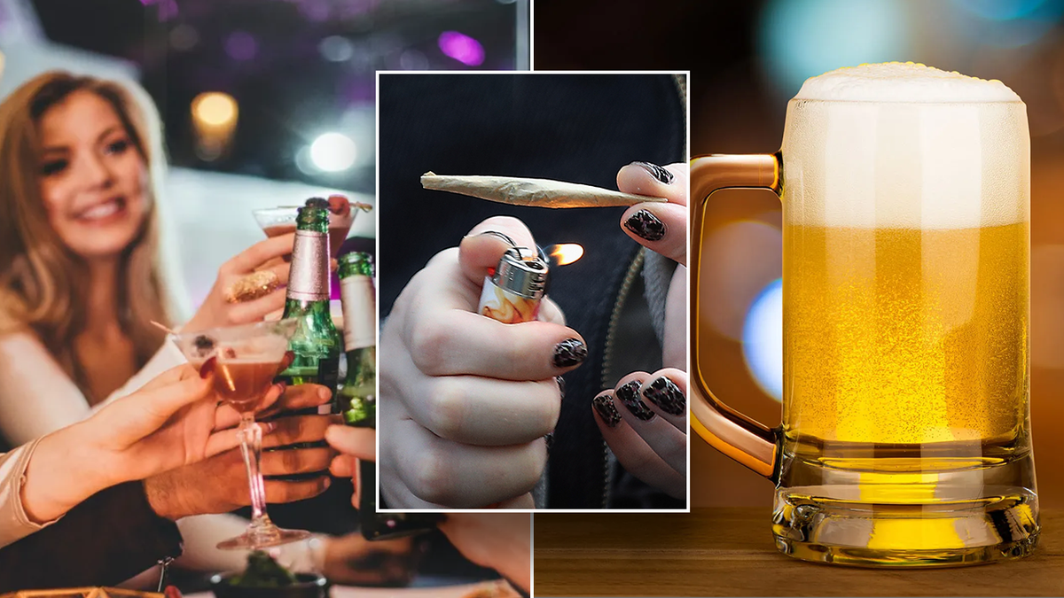 Gen Z alcohol and cannabis.