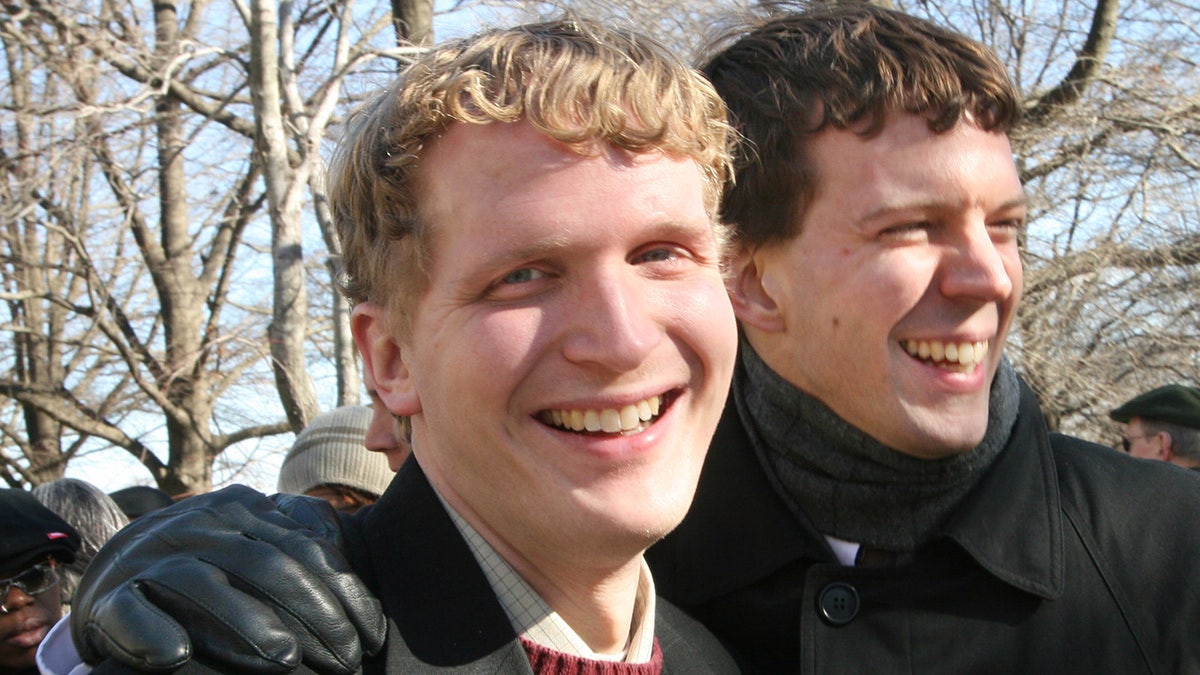 Patrick Wojahn and his now husband back in 2006