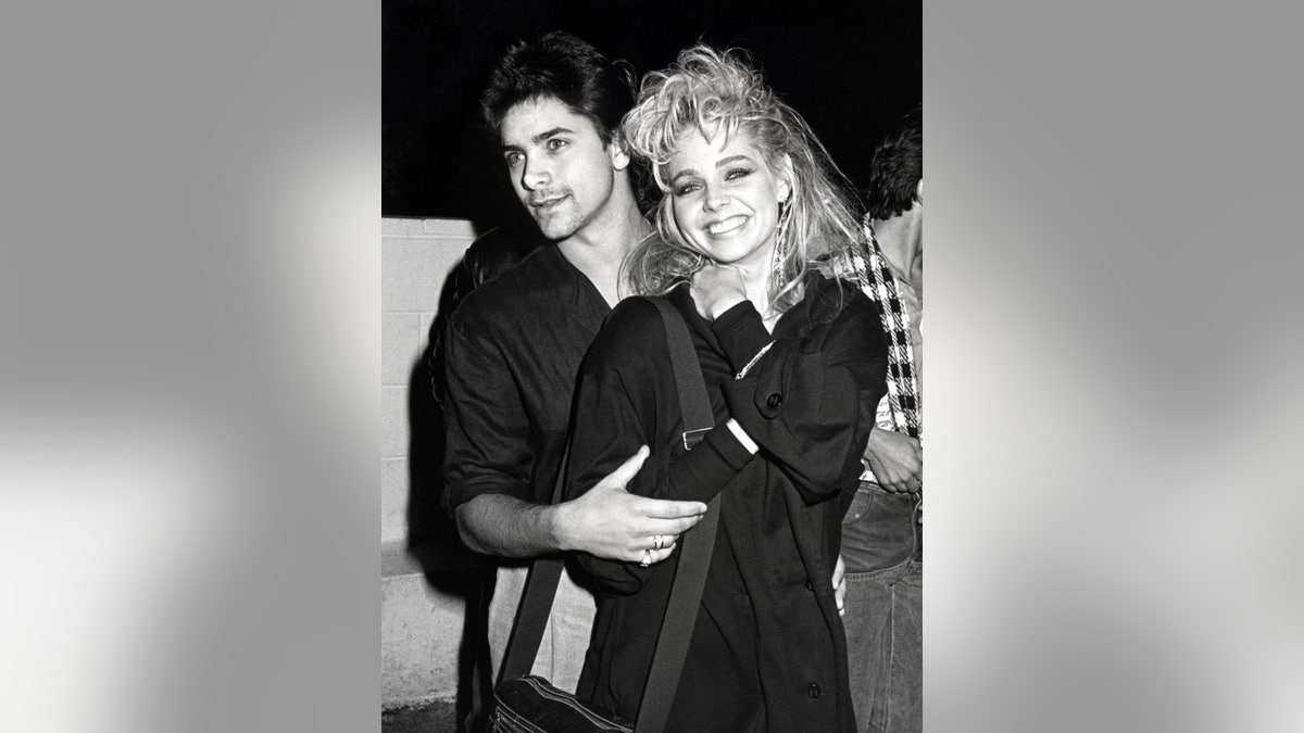 John Stamos and Teri Copley in 1984