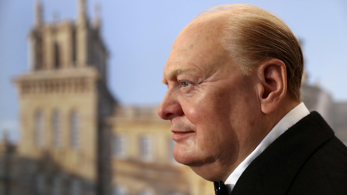 Waxwork of Winston Churchill