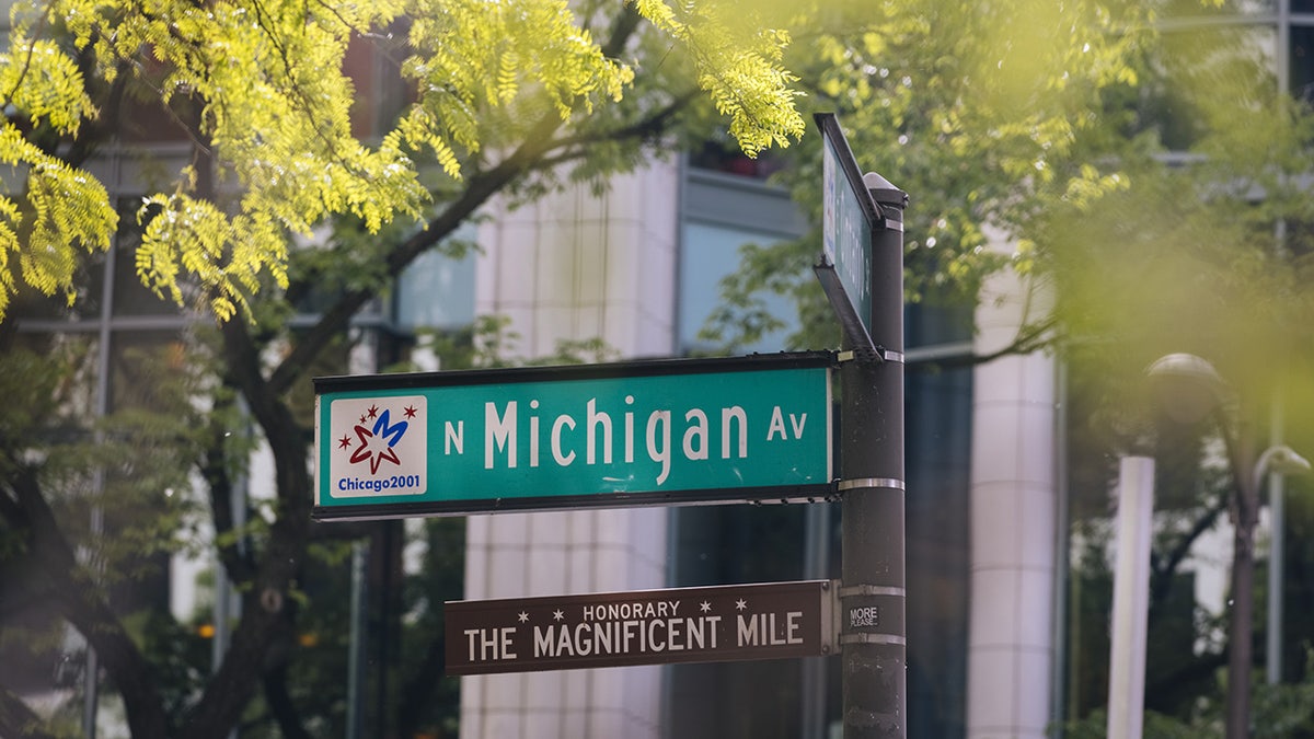 Chicago Magnificent Mile sign