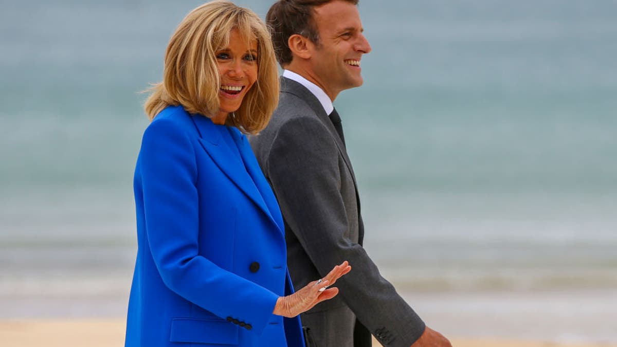 Emmanuel and Brigitte Macron