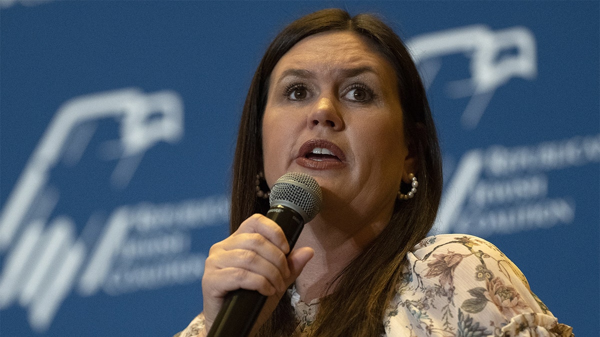 Republican Arkansas Gov. Sarah Sanders