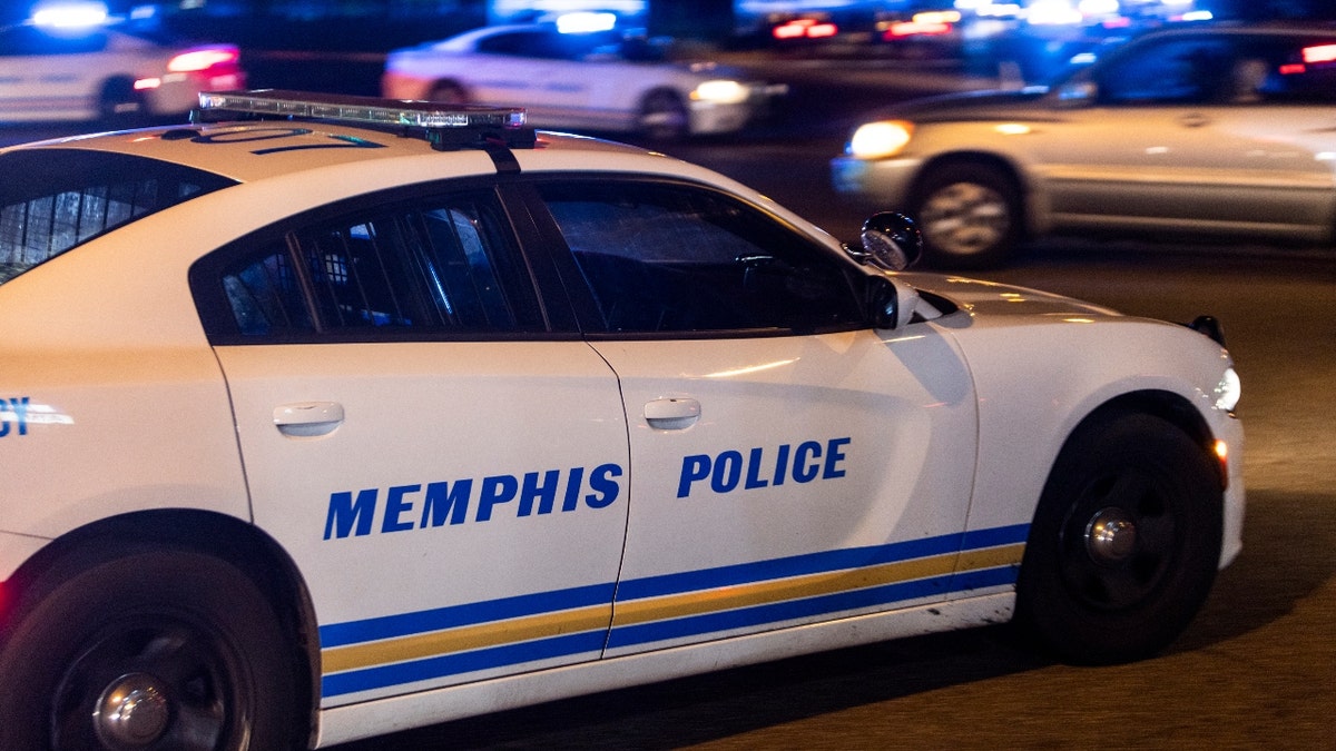 A Memphis Police Department vehicle