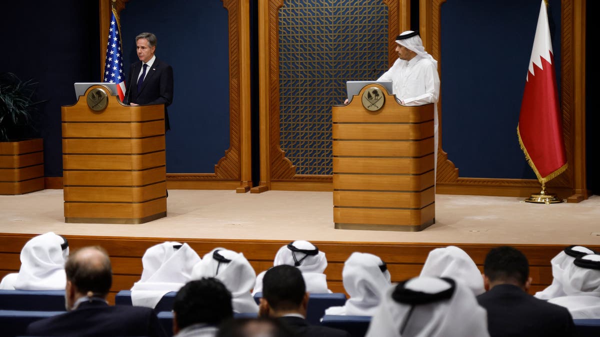Qatar foreign minister hosts Antony Blinken