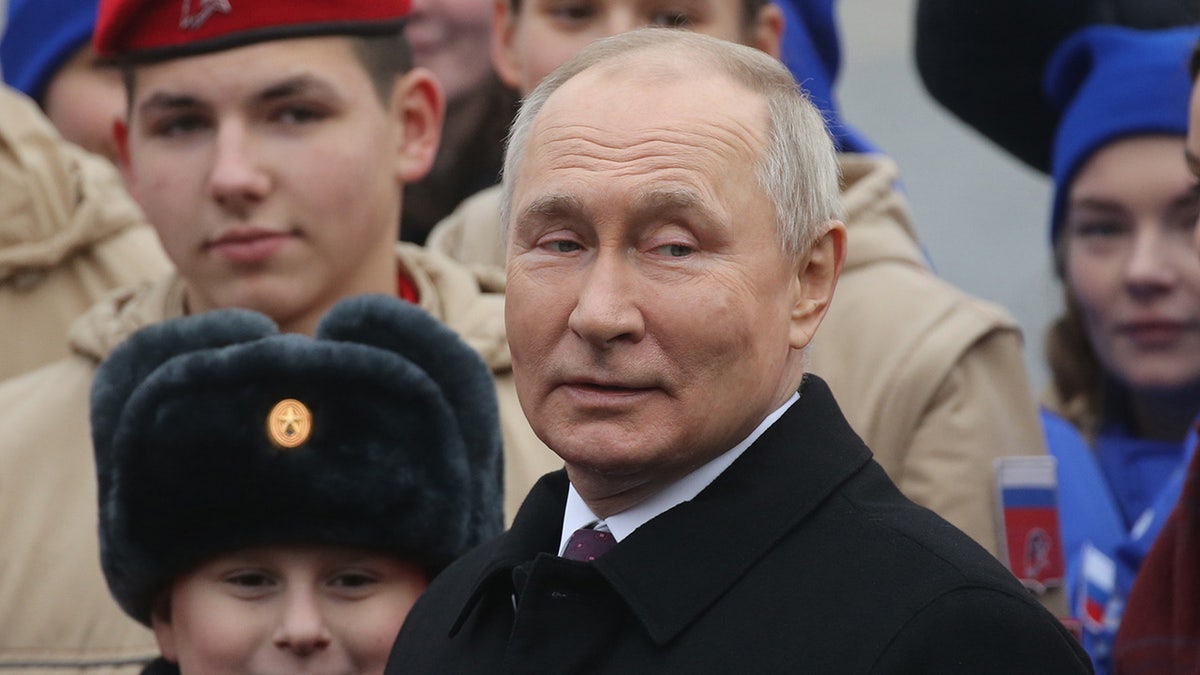 Putin at Russian national Unity ceremony