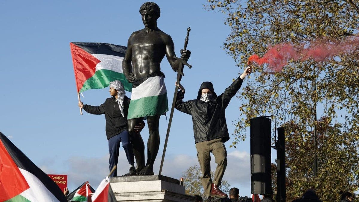 Pro Palestine protestors London