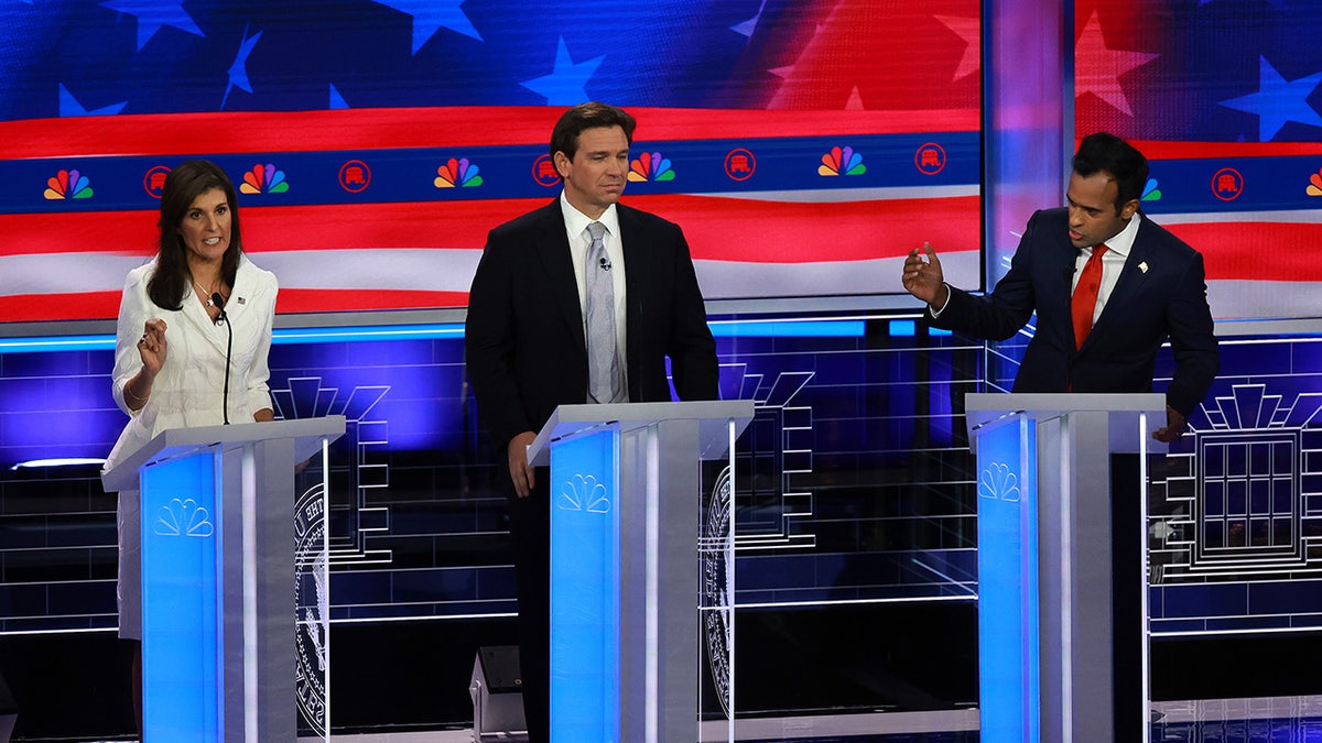 DeSantis on Miami debate stage