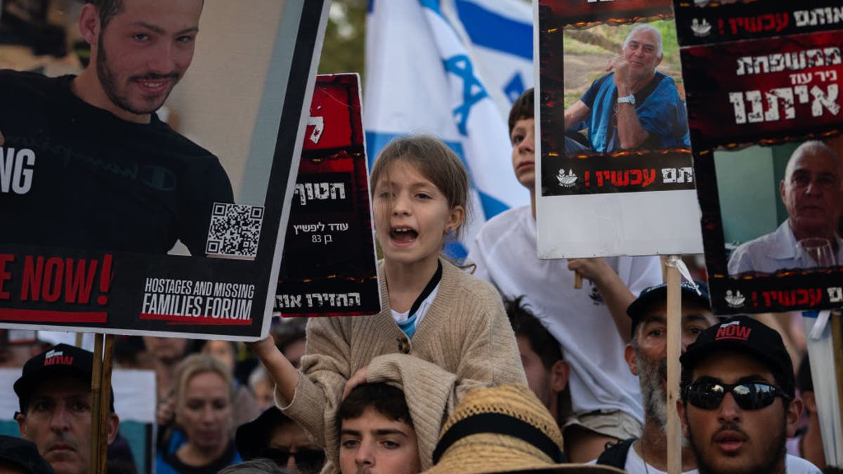 Israel Hamas Conflict protest hostages