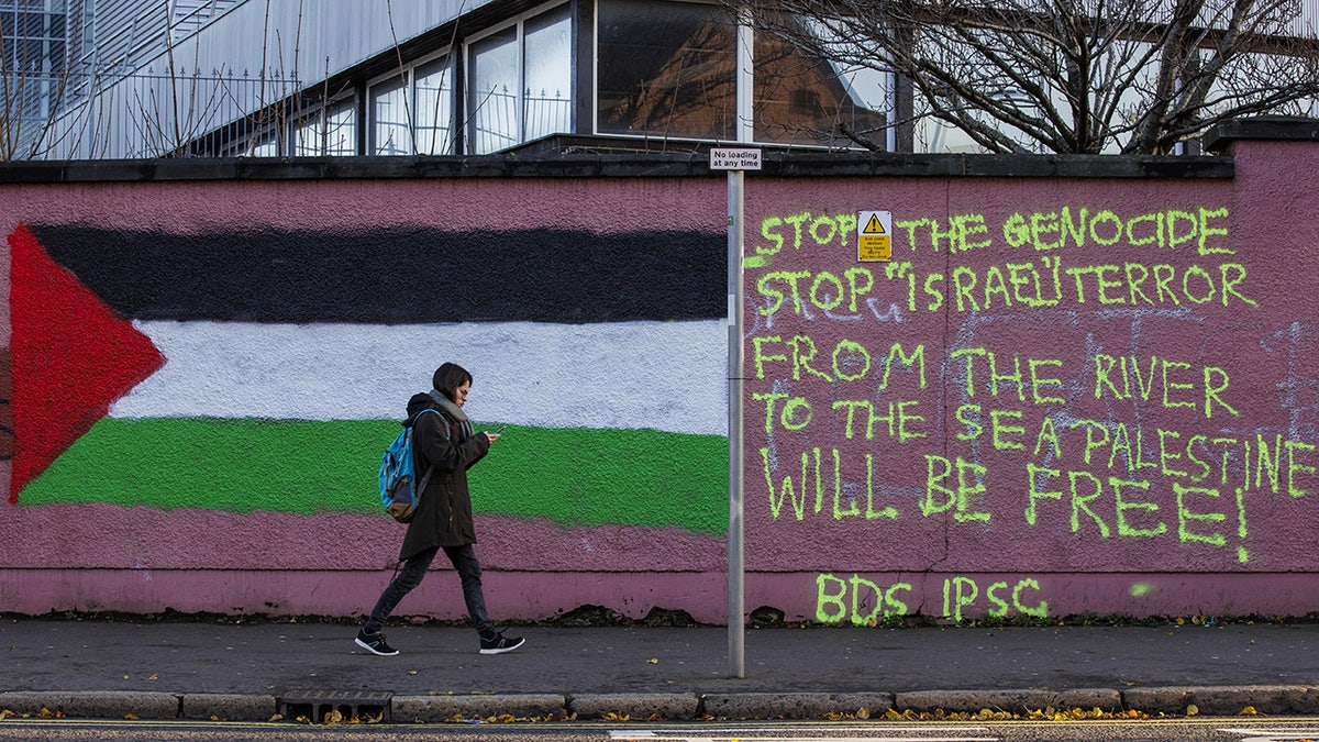 anti-Semitic graffiti in Belfast