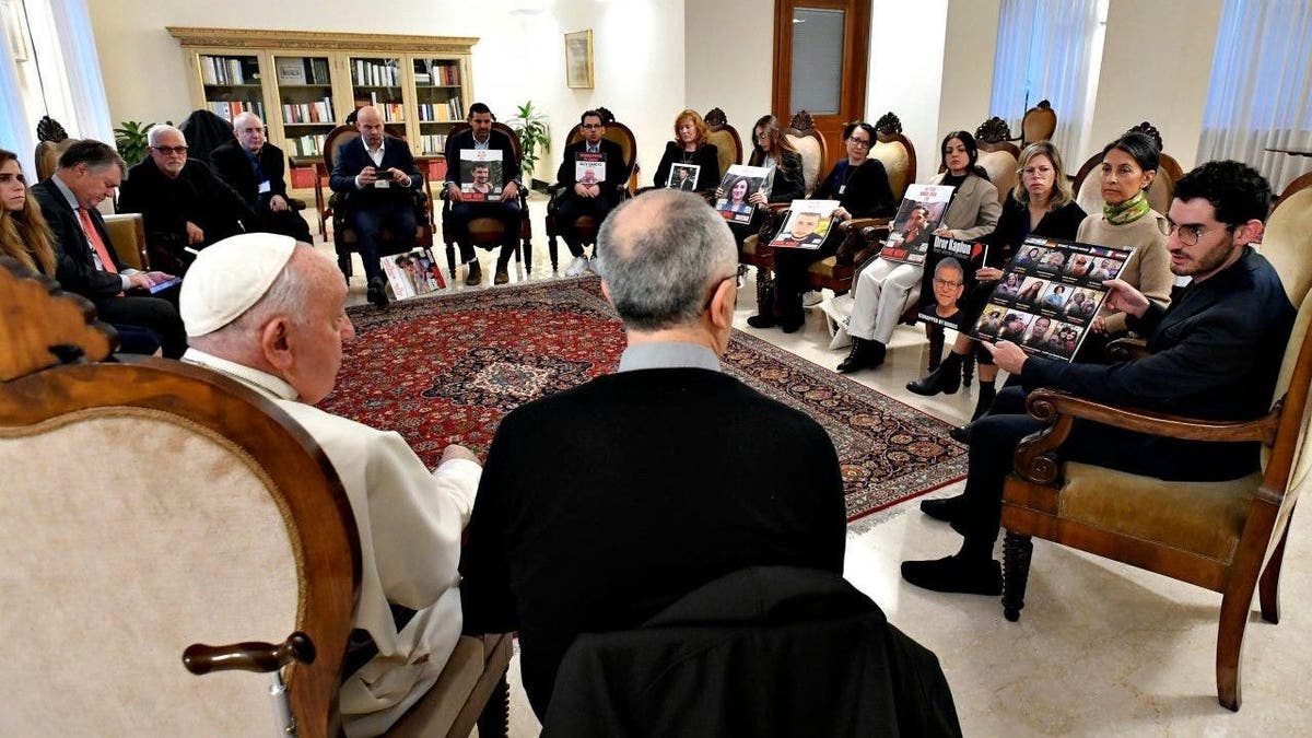 vATICAN MEETING ISRAELI HOSTAGE FAMILIES