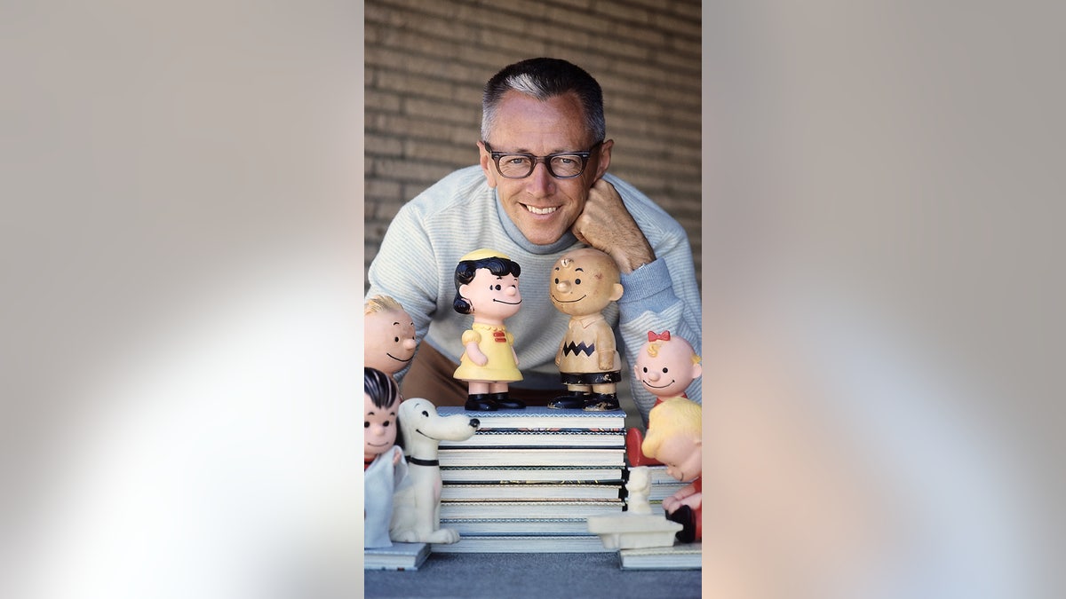 Charles M. Schulz and his characters