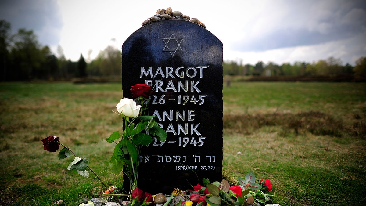 Margot and Anne Frank headstone