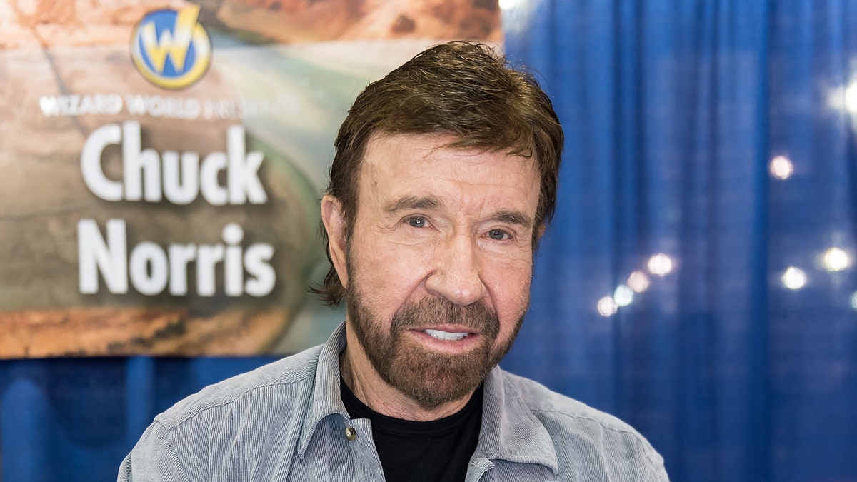 Close up of Chuck Norris