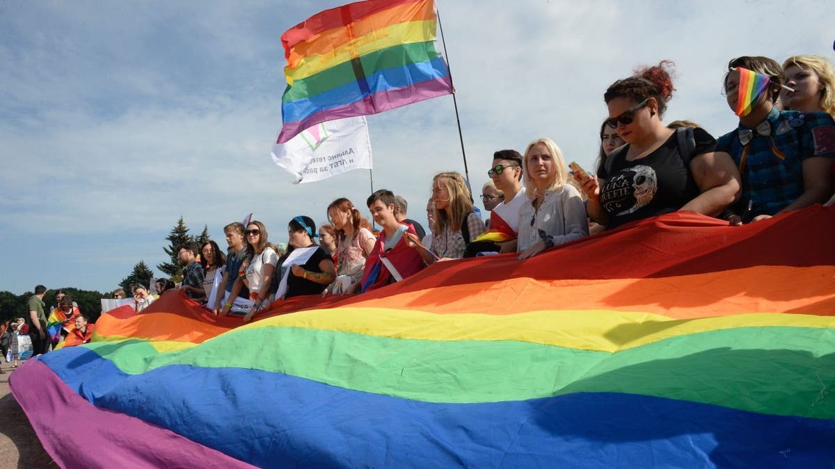 LGBT protest RUssia