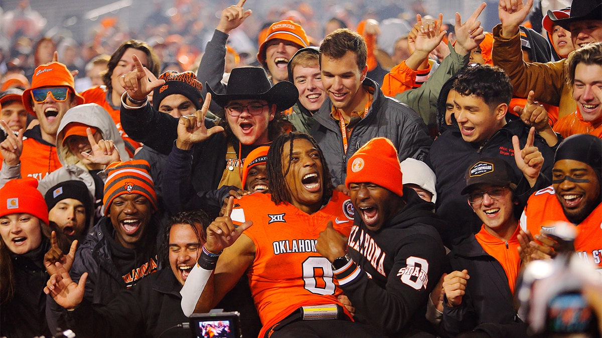 Ollie Gordon II celebrates a win