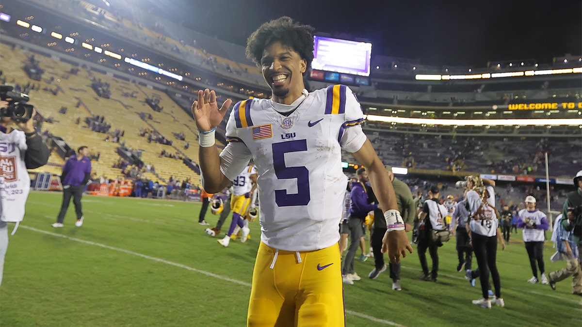 Jayden Daniels after defeating Florida