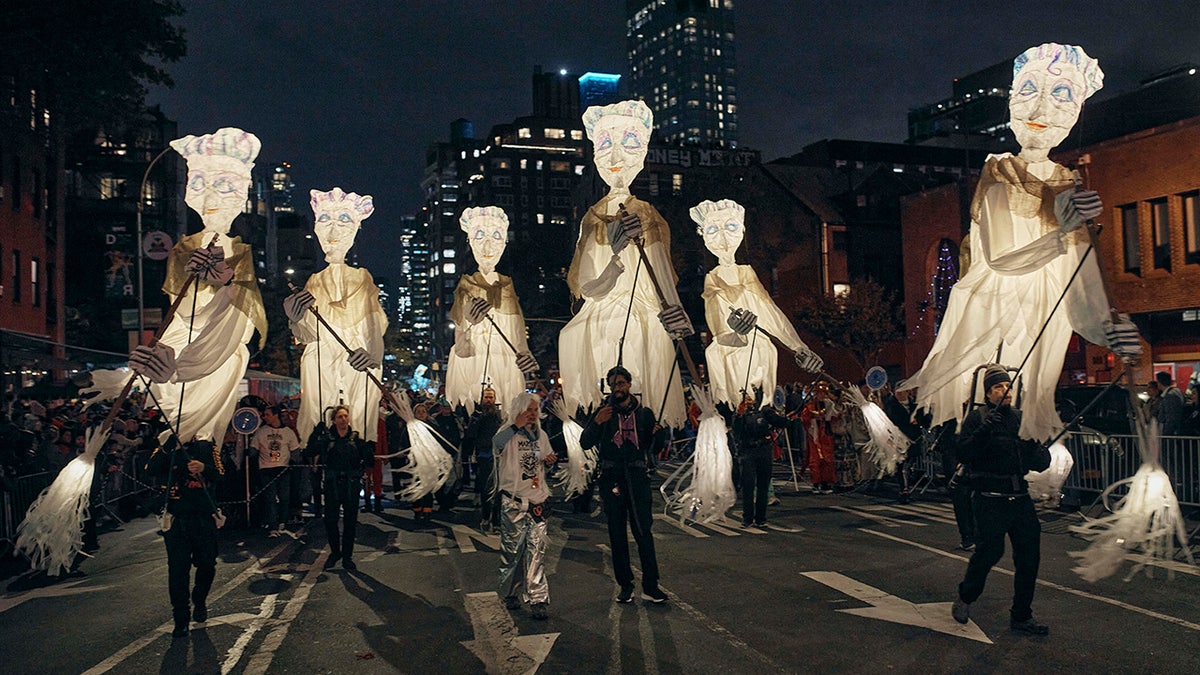 Halloween revelers in NYC