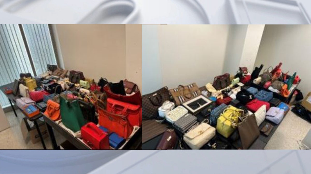 Stolen luxury handbags at the Mission Hills home of Karla Sunceri