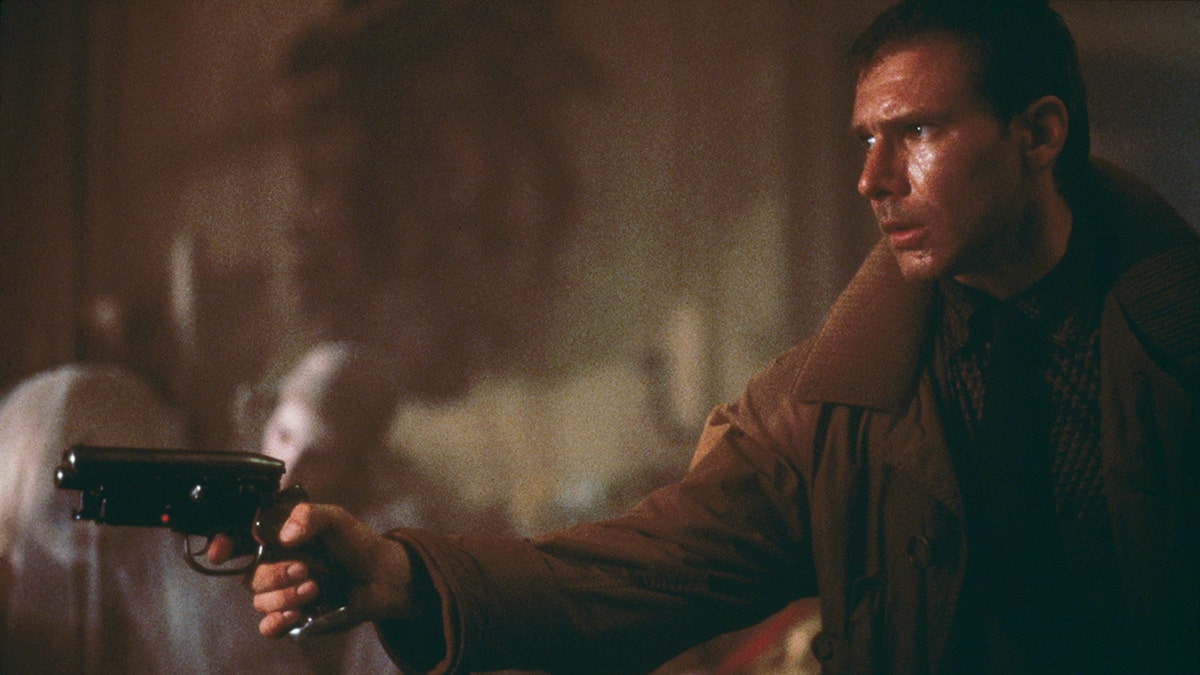 Harrison Ford in a scene from Blade Runner