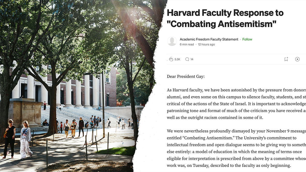 Harvard faculty on antisemitism