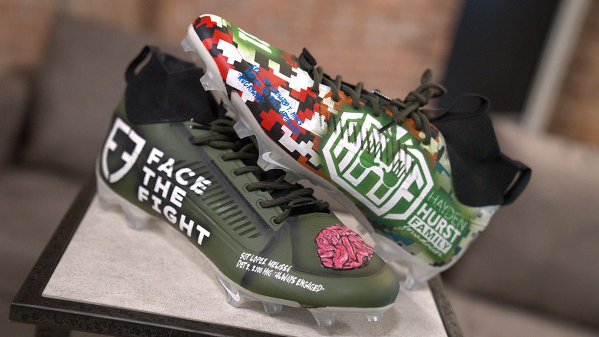 Hayden Hurst's "My Cause My Cleats" look