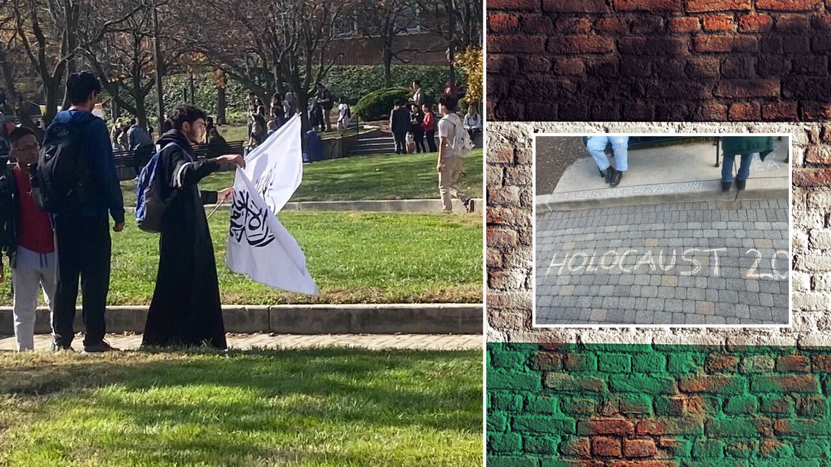 Taliban flag on university of Maryland
