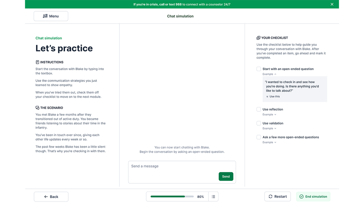 hometeam chat simulation