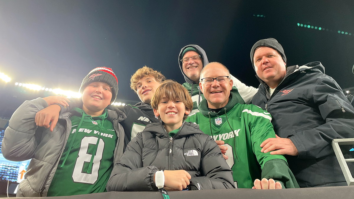 family at jets game
