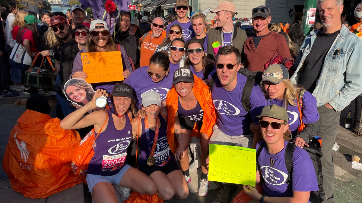 Friends at NYC Marathon