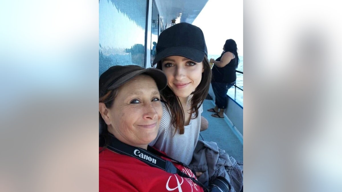 Tatum Goodwin and her mother