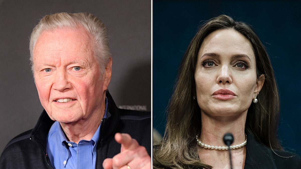 Angelina Jolie and Jon Voight