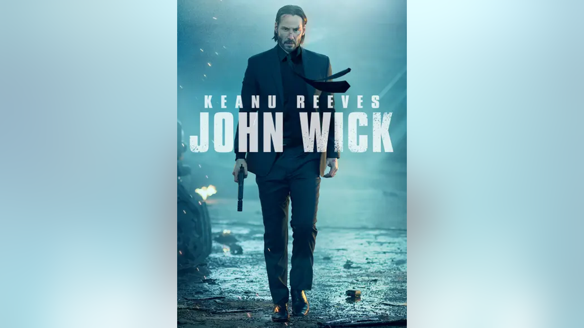 "John Wick" movie cover with Keanu Reeves