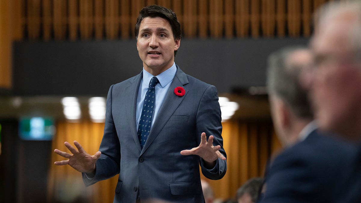 Justin Trudeau habla en Ottawa