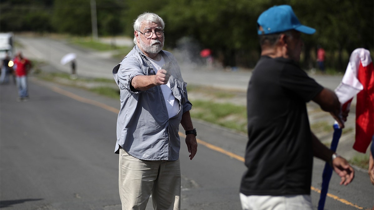 An American man shoots at a protester in Panama