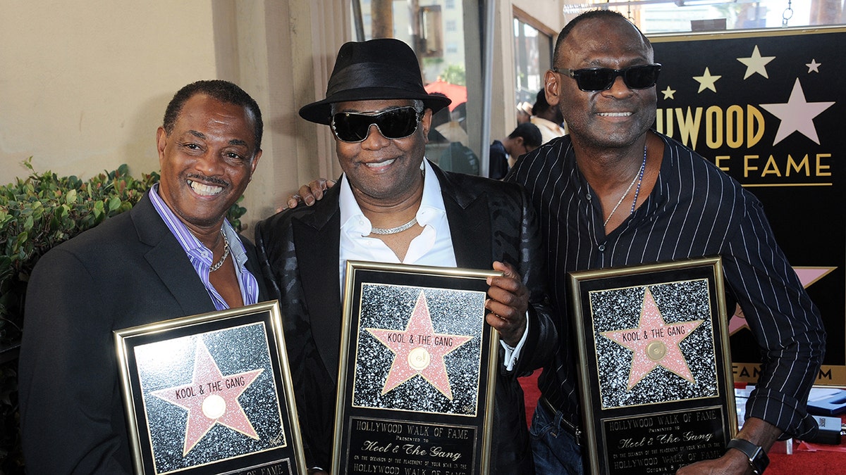 Kool and the Gang at hall of fame ceremony