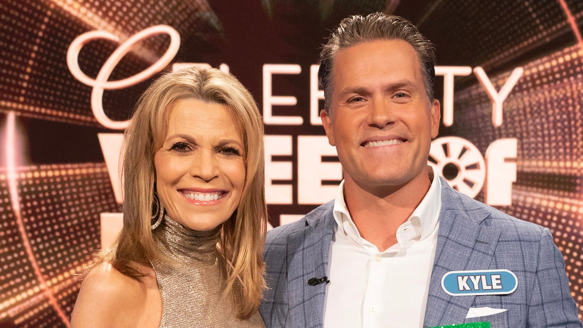 Kyle Brandt and Vanna White