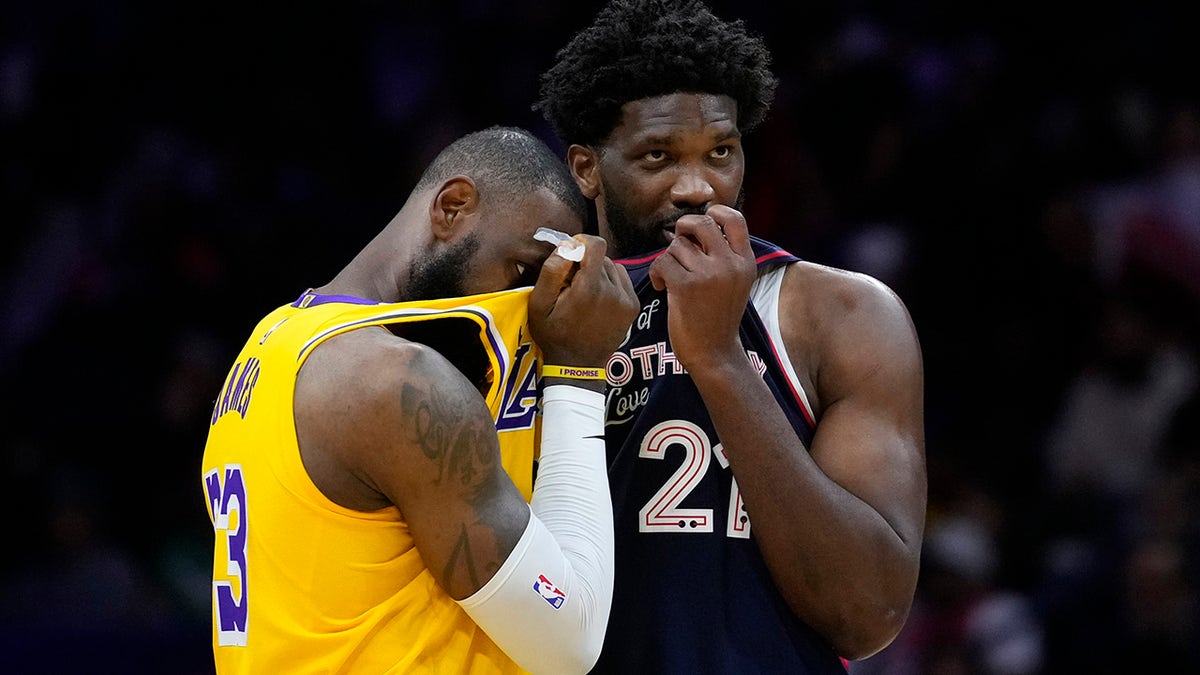 LeBron and Embiid talk