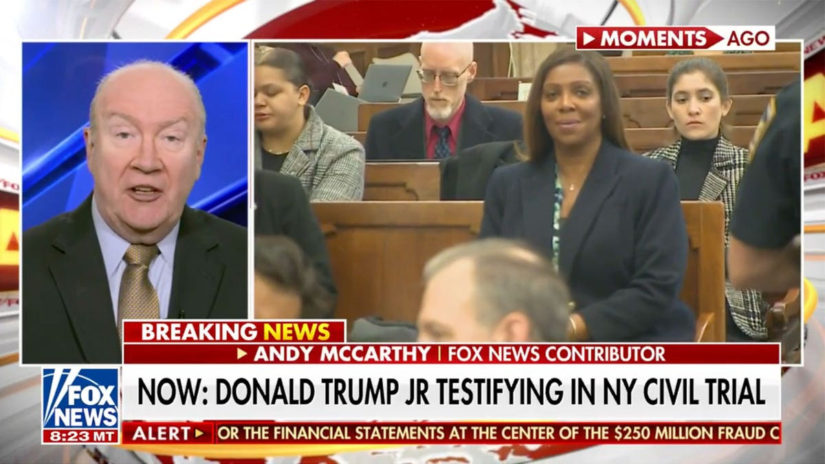 NY AG Letitia James Caught Smirking As Don Jr. Takes The Stand At Trump ...