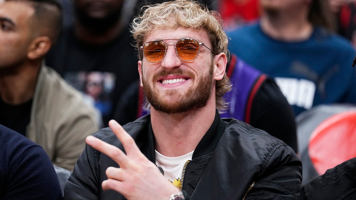 Logan Paul smiles