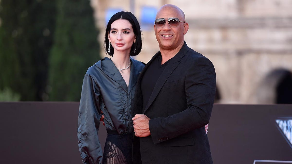 Meadow Walker and Vin Diesel posing together