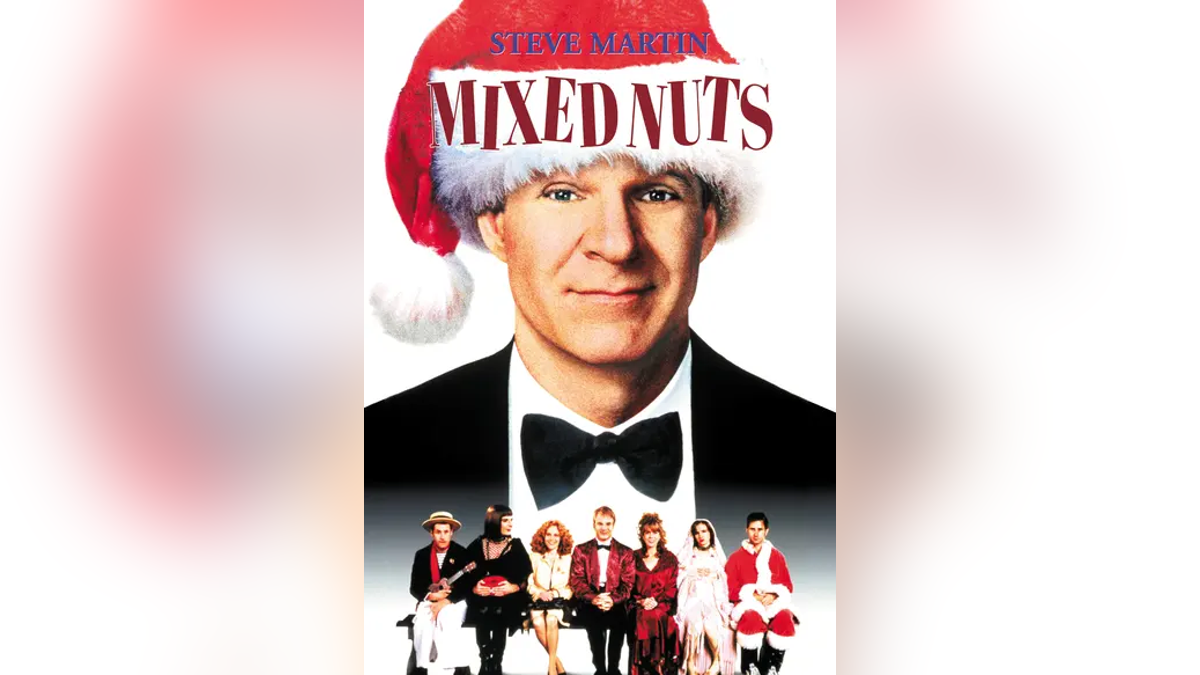 Mixed Nuts movie poster with Steve Martin