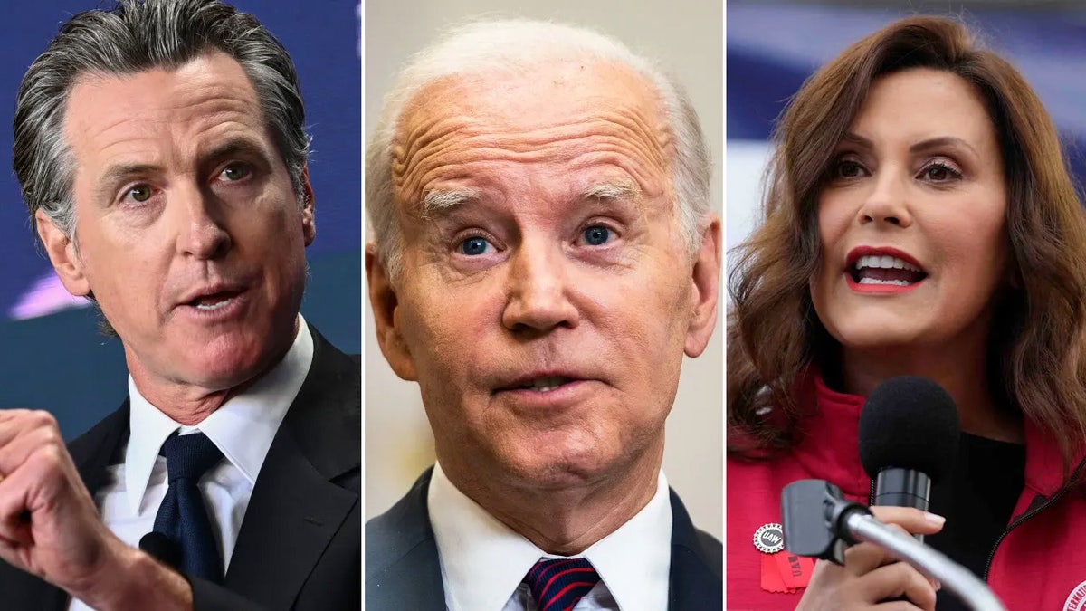 Gavin Newsom, Joe Biden, Gretchen Whitmer