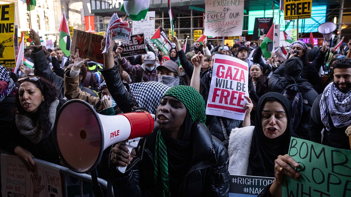 Anti-Israel protest in NYC