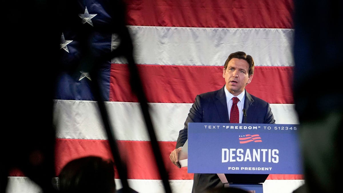 Florida Gov. Ron DeSantis speaks at rally