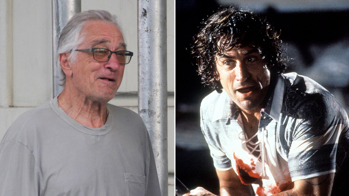 Robert De Niro in 2023 and 1991