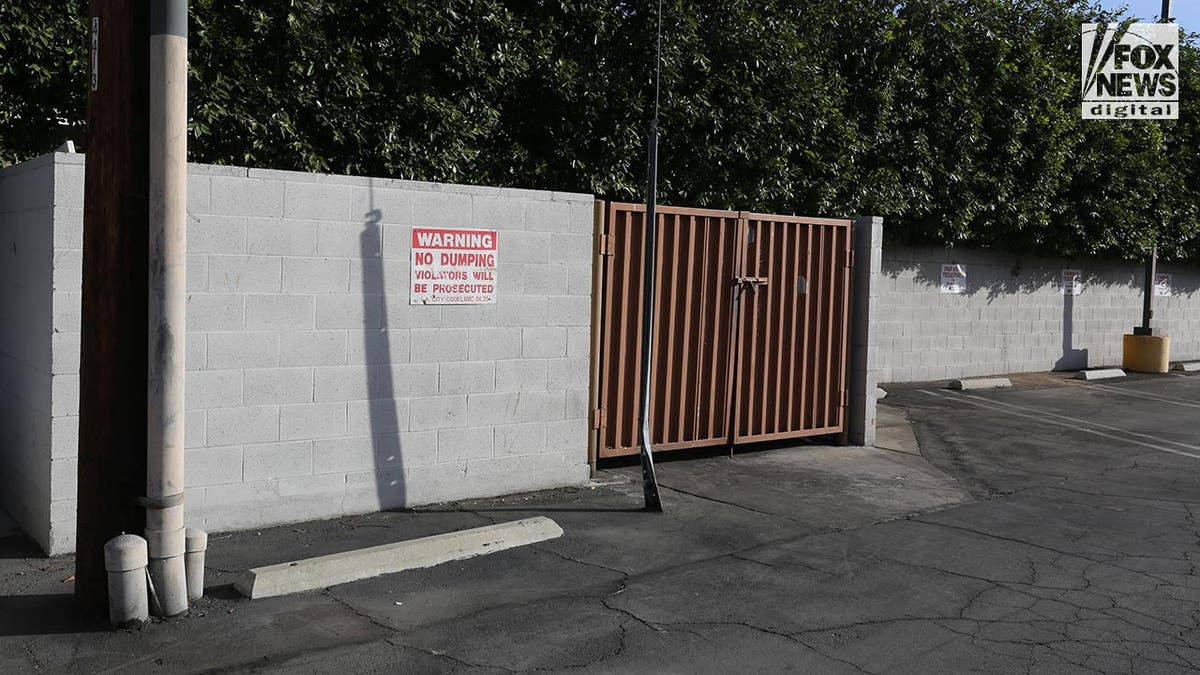 a car park and dumpster area where Mei Haskell's body was dumped