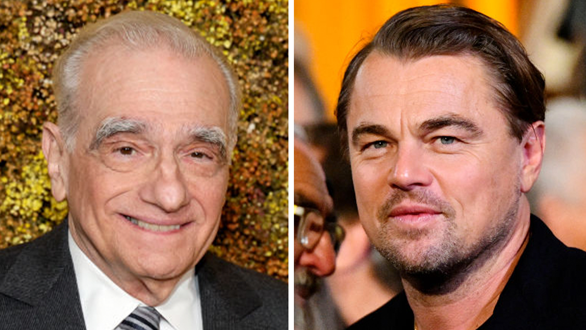 Scorsese next to DiCaprio