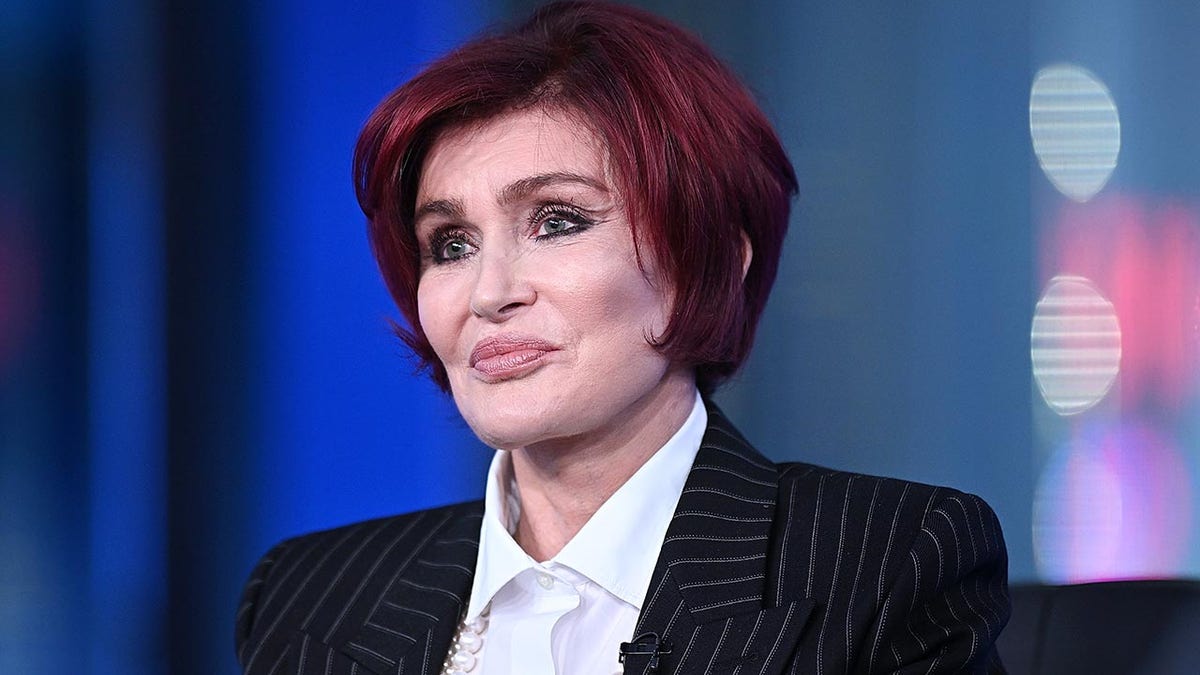 Close up of Sharon Osbourne