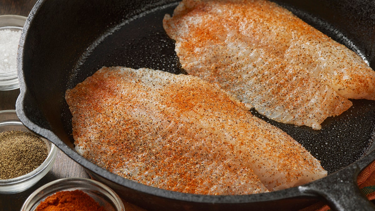 Preparing Tilapia in a Lemon, Garlic and Butter Sauce